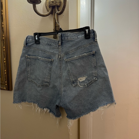 AGOLDE Criss Cross Jean Shorts - Picture 6 of 6